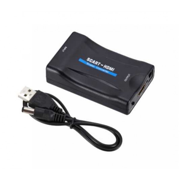 Adapter SCART na HDMI z USB DC5V