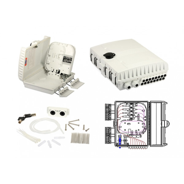 Optična outdoor omarica T16P2 IP65