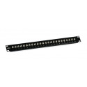 Patch Panel 19" 24x F-tye FeMale 1U