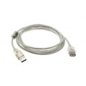 Podaljšek USB 2.0 dual A-A 1.8m