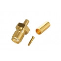 SMA FeMale krimp za RG316