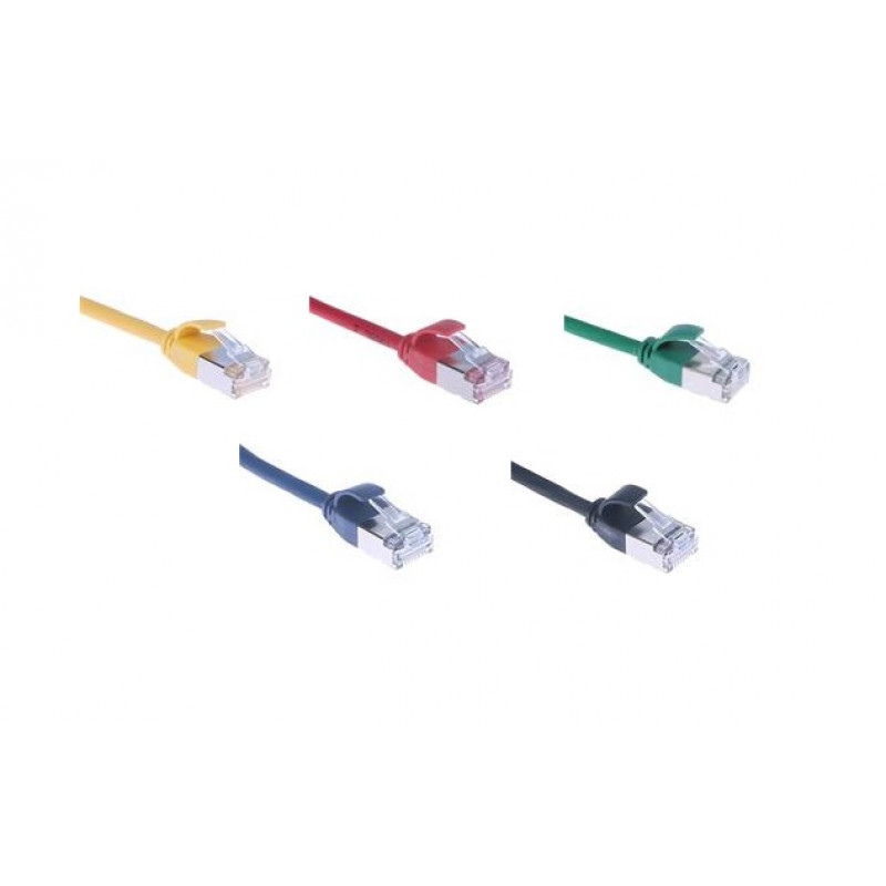 Euro UFTP Color Eslim Cat6a 0.5m