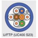 Kabel UC400 s23 C6a UFTP 4P 500DW 500m