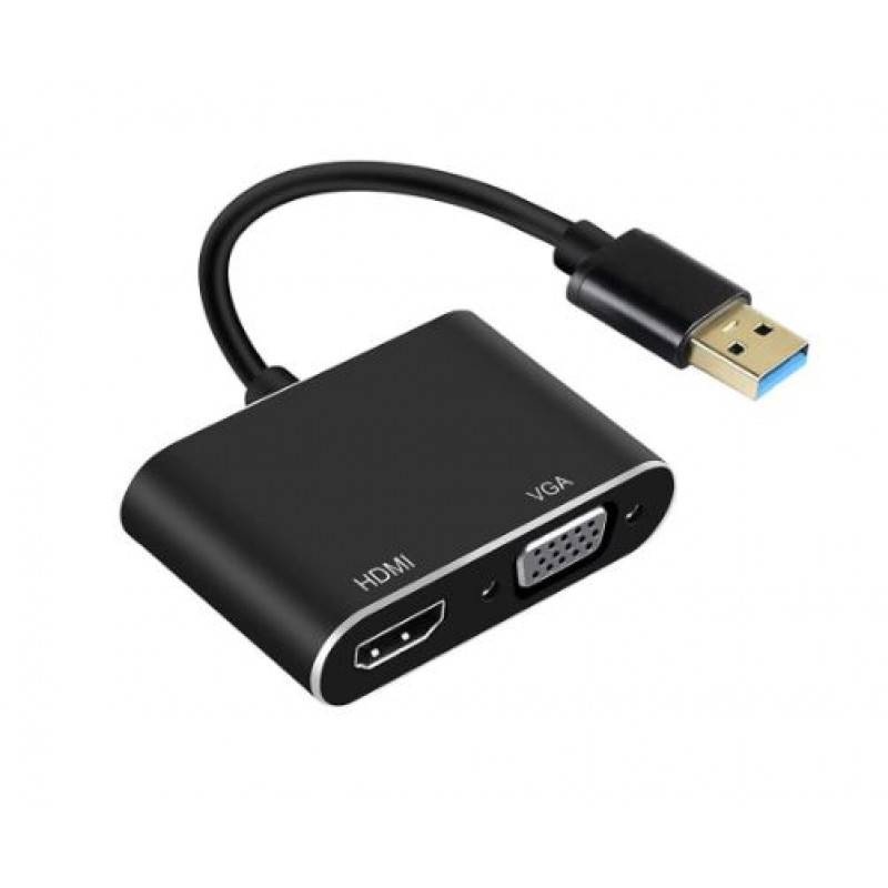Adap USB 3.0 na HDMI VGA 1080 HD