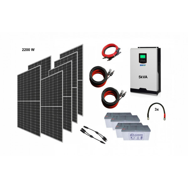 Solarna elektrarna vikend sistema 48V - 2.28kW/4kW