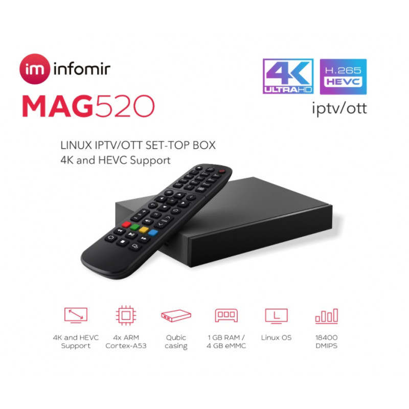 Multi Smart IPTV STB MAG520 HD