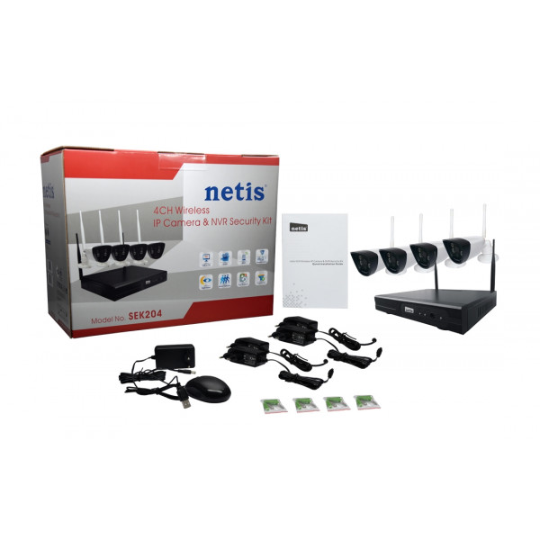 Netis KIT WiFi SEV204 4x IPCAM SEC111