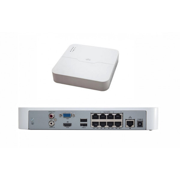 UNV Recorder NVR301-16L-P8 8xPoE