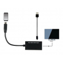 Adapter kabel MicroUSB B na HDMI