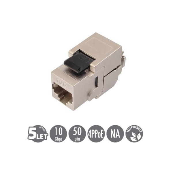 Solarix Keystone vložek SXKJ-6a-STP-BK-SA