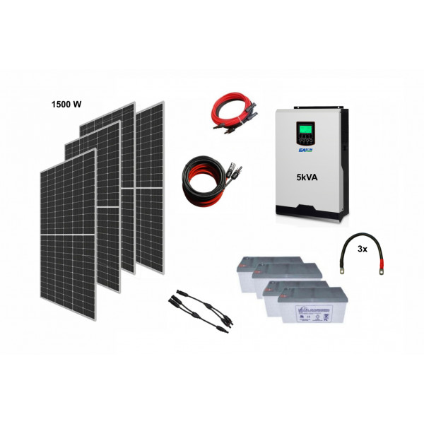 Solarni komplet vikend 48V - 1.5kW/4kW