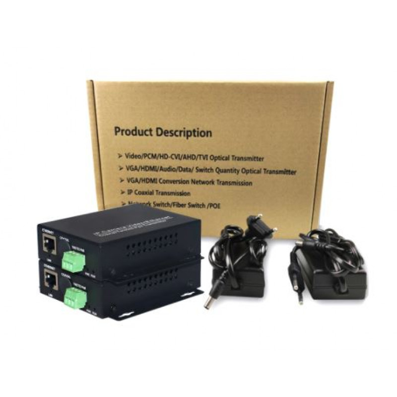 Kit IP Ether pretvornika VDSL Pair CCTV